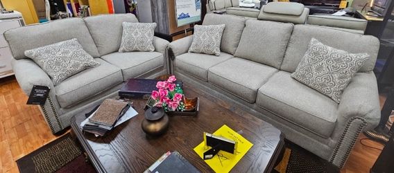 Sofa and loveseat