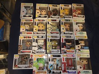 FUNKO POP LOT COLLECTION SALE STAR WARS DC AD ICON ANIMATION  rick morty jurassic park the flash batman