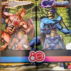 He-Man And Skeletor Dual 80th Anniversary Of Mattel Set