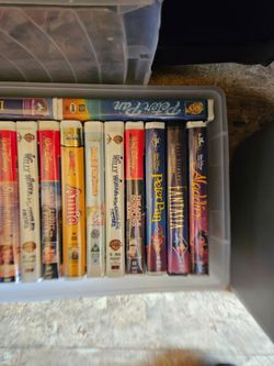Vhs tapes kids disney