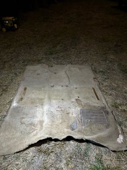 Tan carpet out of 1997 Chevy pickup ext cab