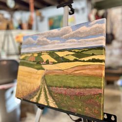 “A Path Through Harvest” Original Painting
