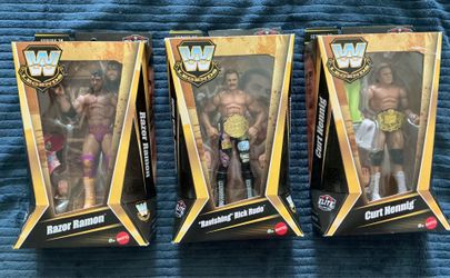 WWE legends lot 3 figures