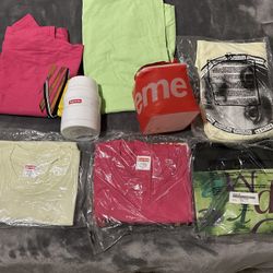 Supreme Graphic T’s, Thermos, Packlite