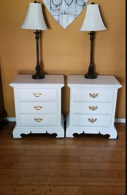 Nightstands Solid Wood Measurements On Picture PICKUP ONLY
