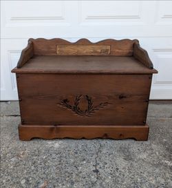 Wooden Toy Chest