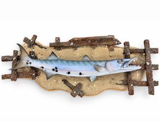 Barracuda Fish Wall Mount Plaque