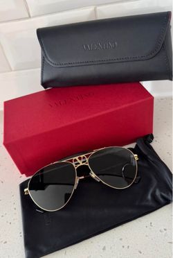 Valentino VA2039 300271 Aviator Sunglasses – Unisex – NEW