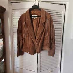 Womens Suede Vintage Jacket 