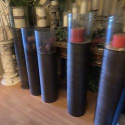 12   Big. Candle Pillars