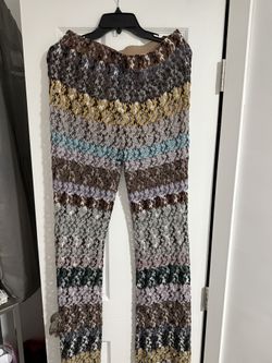 Missoni Flare Pants In Embroidered Lace Size 44