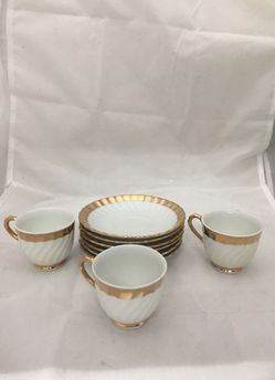 PORCELAIN ELEGANCE 2758 - REPLACEMENT CUPS AND SAUCERS