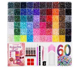 48,000pc Bedazzling Rhinestone Kit 60 Colors / Kit de Pedrería 60 Colores
