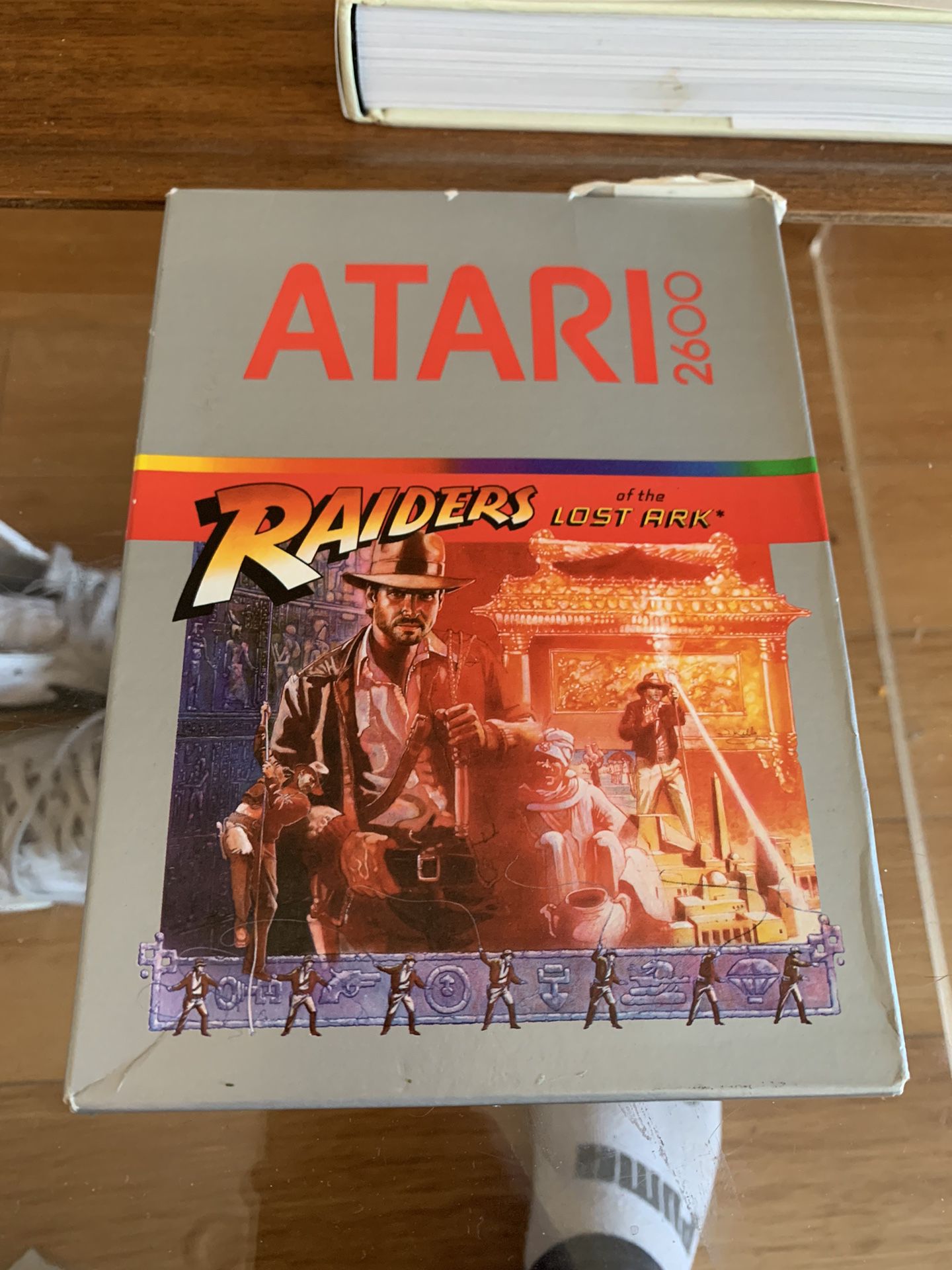 Atari 2600 Raiders Of The Los Ark Retro Video Game CIB 80s Spielberg Film Movie 