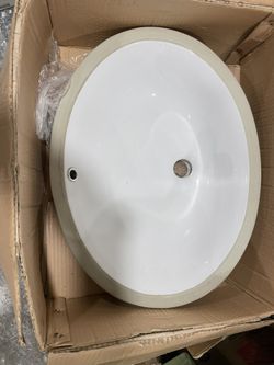 Brand New In Box Oval Undermount Sink