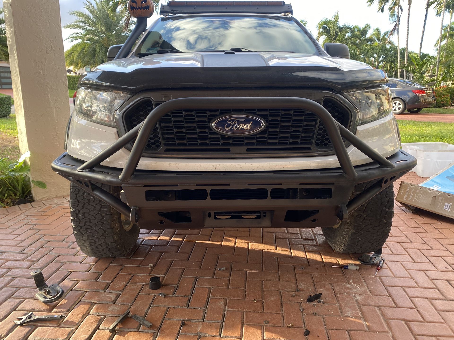 Ford Ranger Relentless Fab Off-road Winch Bumper
