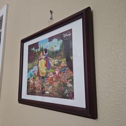 Disney Snow White & 7 Dwarfs Puzzle Framed