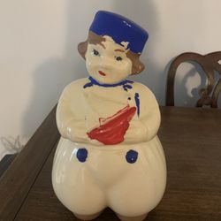 Dutch Sailor Boy Cookie Jar Old and Collectable