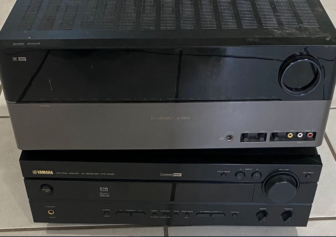 Receivers In Good Condition $70 For Both