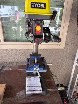 10 in. 5 Speed Drill Press with EXACTLINE Laser Alignment System
