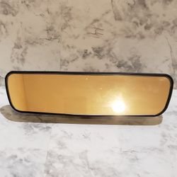 Vehicle Inside Interior Black Rear View Mirror 10.5 x 4.5 in.