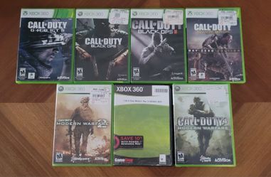 Xbox 360 Call Of Duty Bundle All Games Modern Advanced Warfare Ghosts Black  Ops