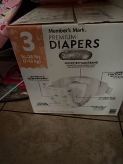 Member's Mark Premium Diapers Size 3 and size 1