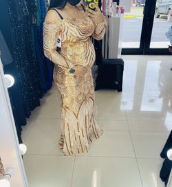 Maternity Evening Gown Dress Size L