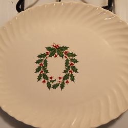 Vintage Christmas Platter 