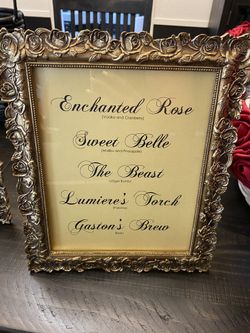 SIMON'S SHOP 8x10 Picture Frames Wall and Tabletop Photo Frame with Rose Flower and Buds Carvings, Vintage Home Decor (Gold)