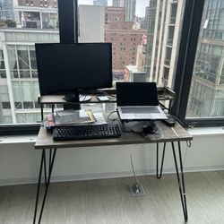 Desk With Shelf 
