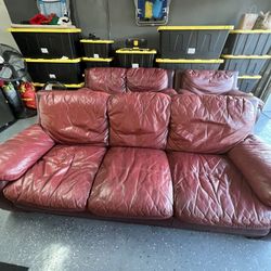 Leather Sofa 
