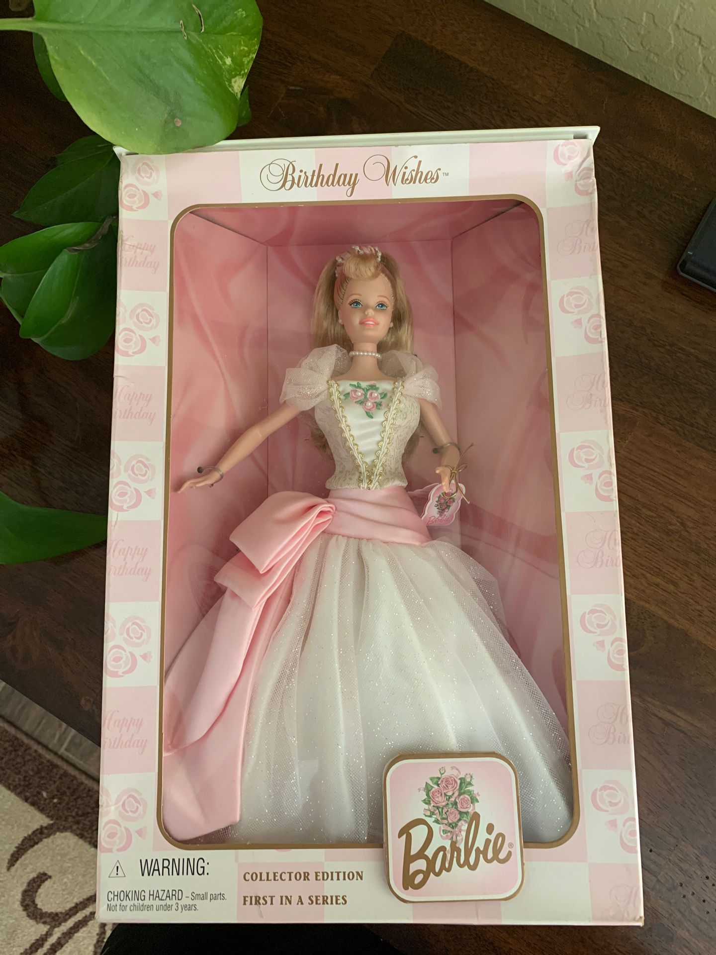 Birthday Wishes Collectible Barbie 1998