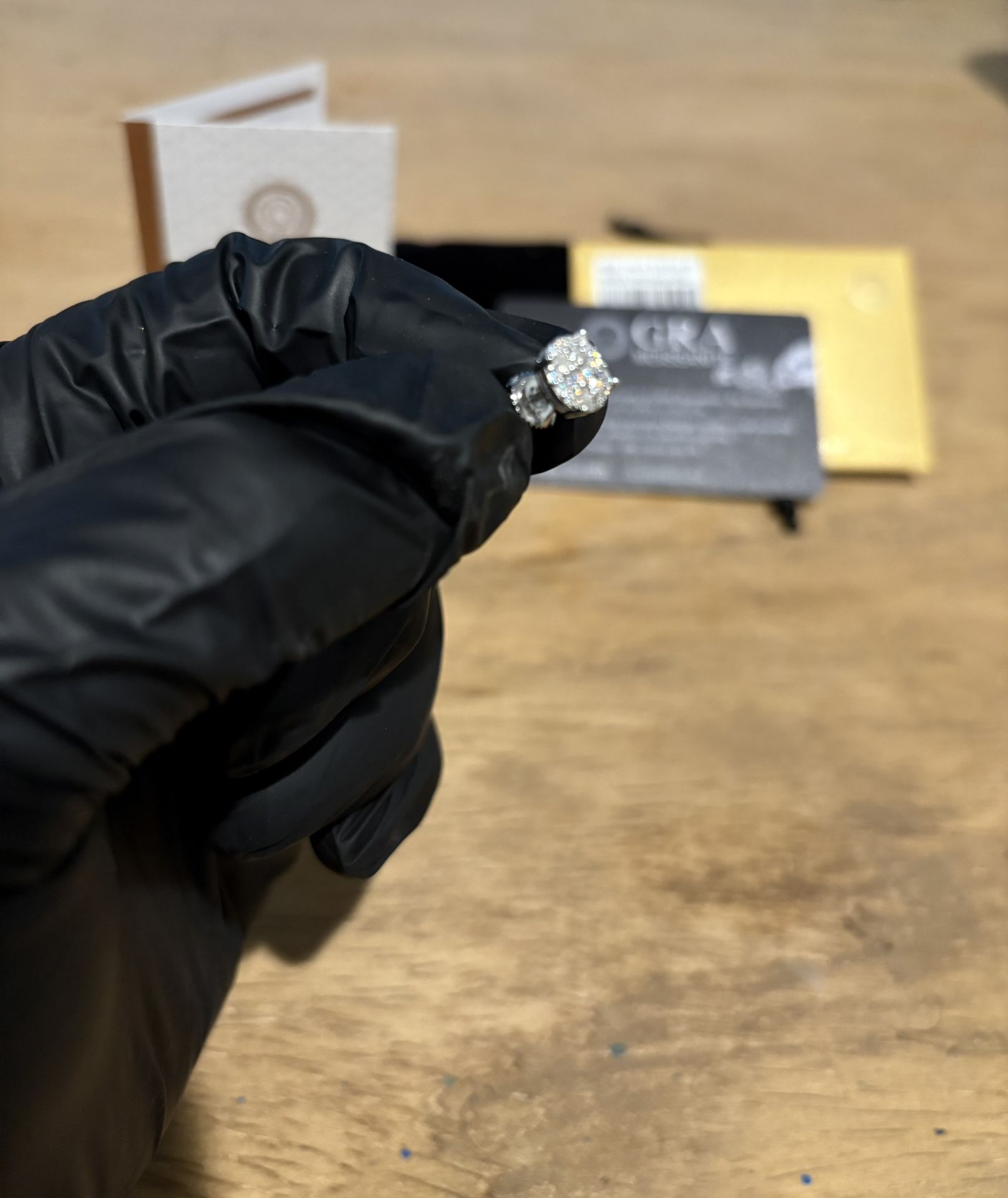 Moissanite Earrings 6mm *Pass Diamond Tester*