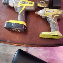 Ryobe Drill And Impact Drill