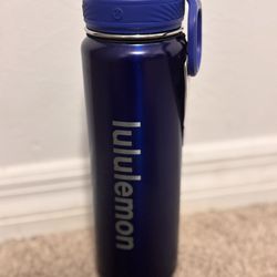 Blue Lululemon Water bottle 