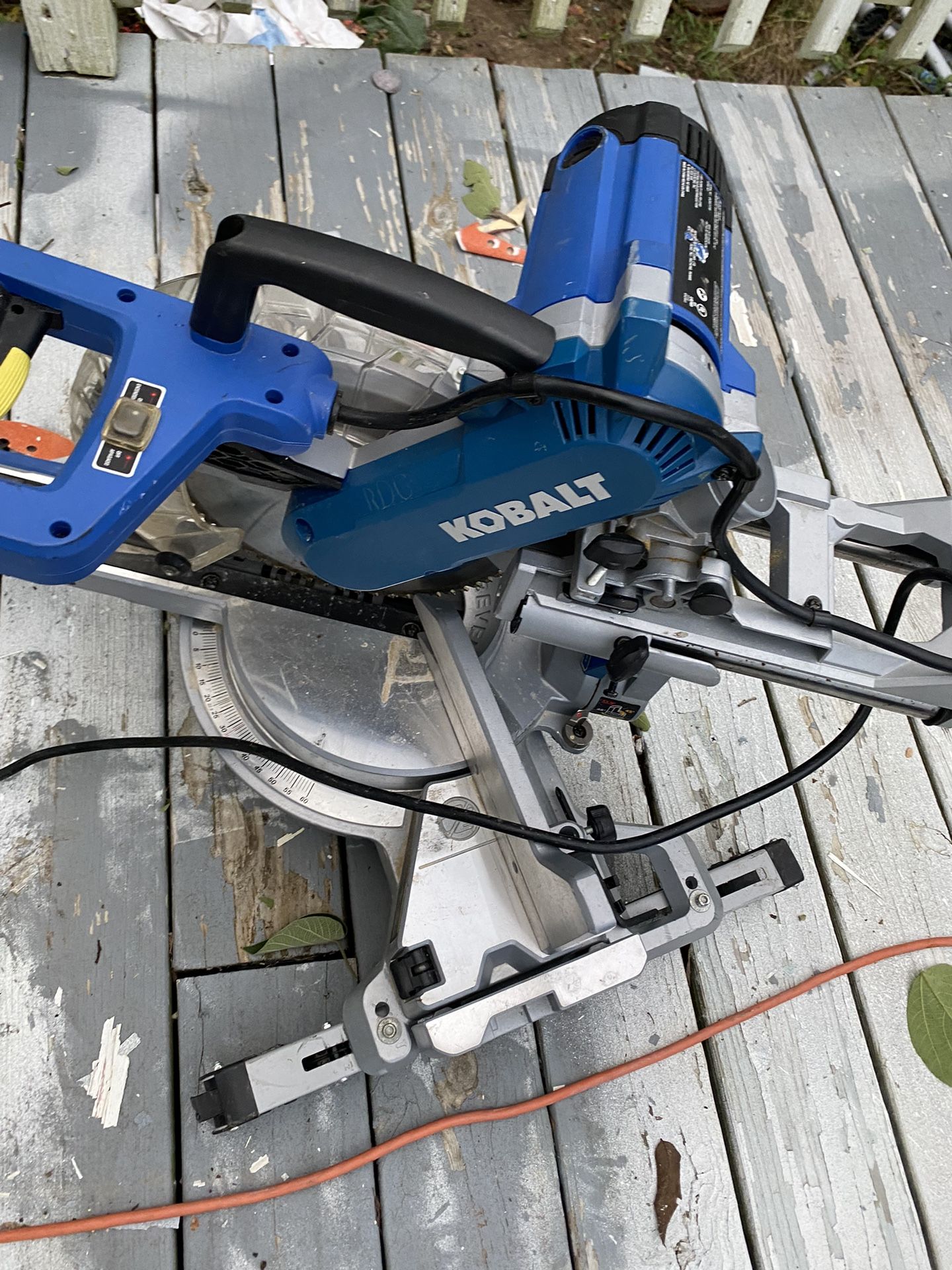 10in kobalt Miter saw dual bevel