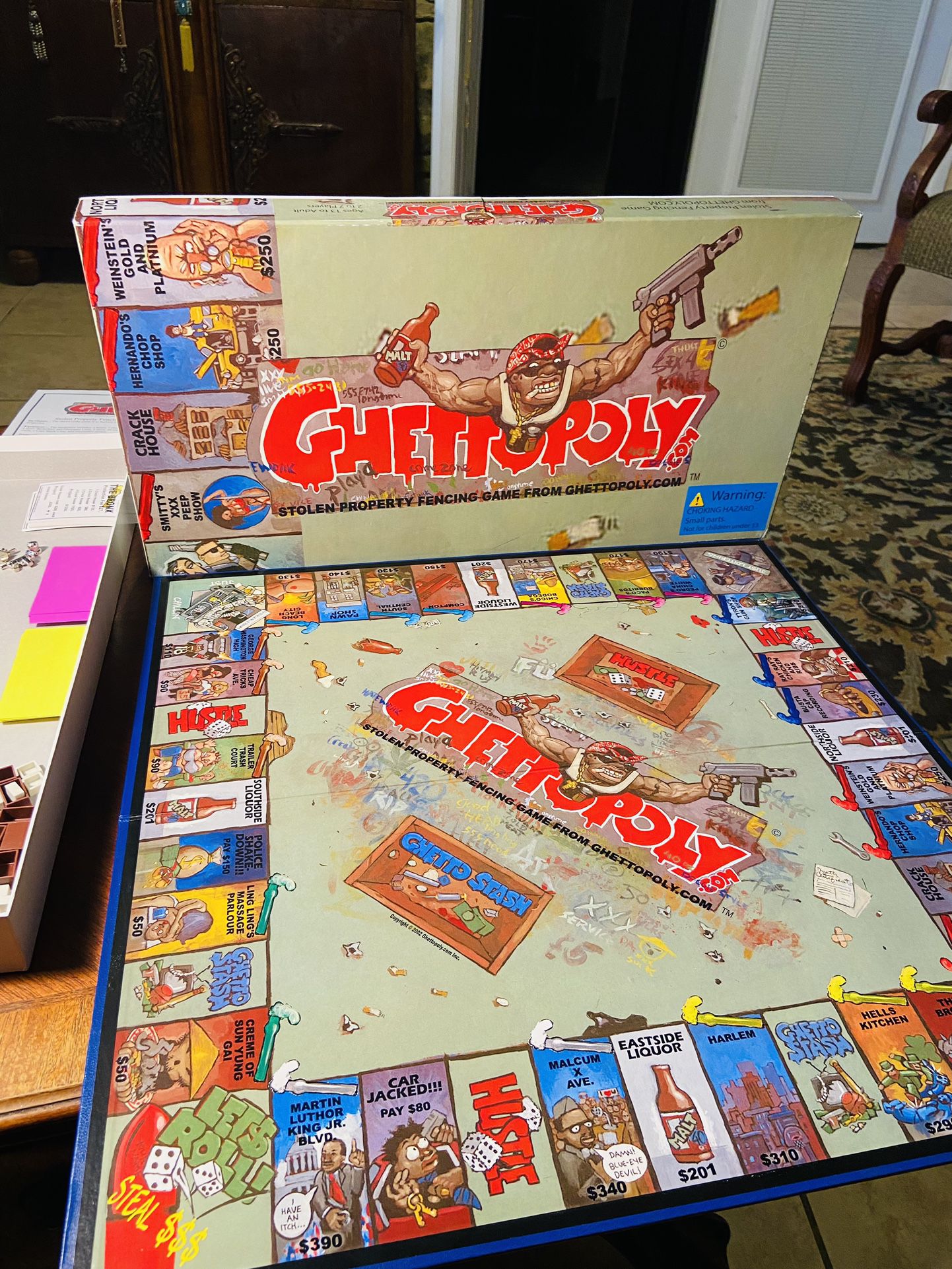 Very RARE Ghettopoly Board Game ..very Nice Condition for Sale in San ...