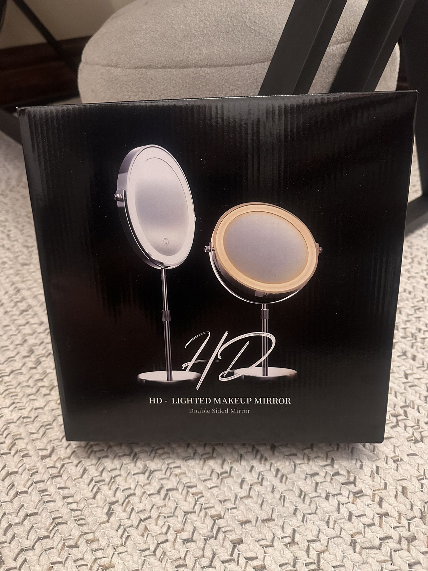 Makeup Mirror with Lights, 1x/20x 360° Rotation