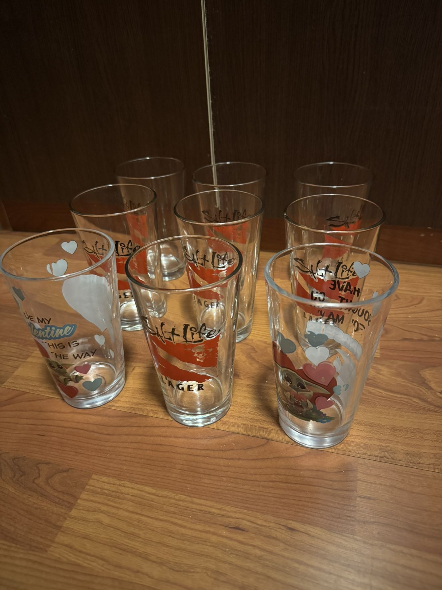 10 water glasses-$10- West Kendall 