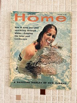 Vintage Los Angeles Times Home Magazine September 26, 1965 Pool Issue