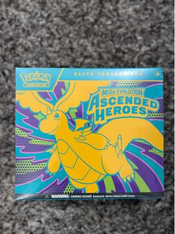 Pokemon Ascended Heroes Elite Trainer Box (BRAND NEW SEALED)
