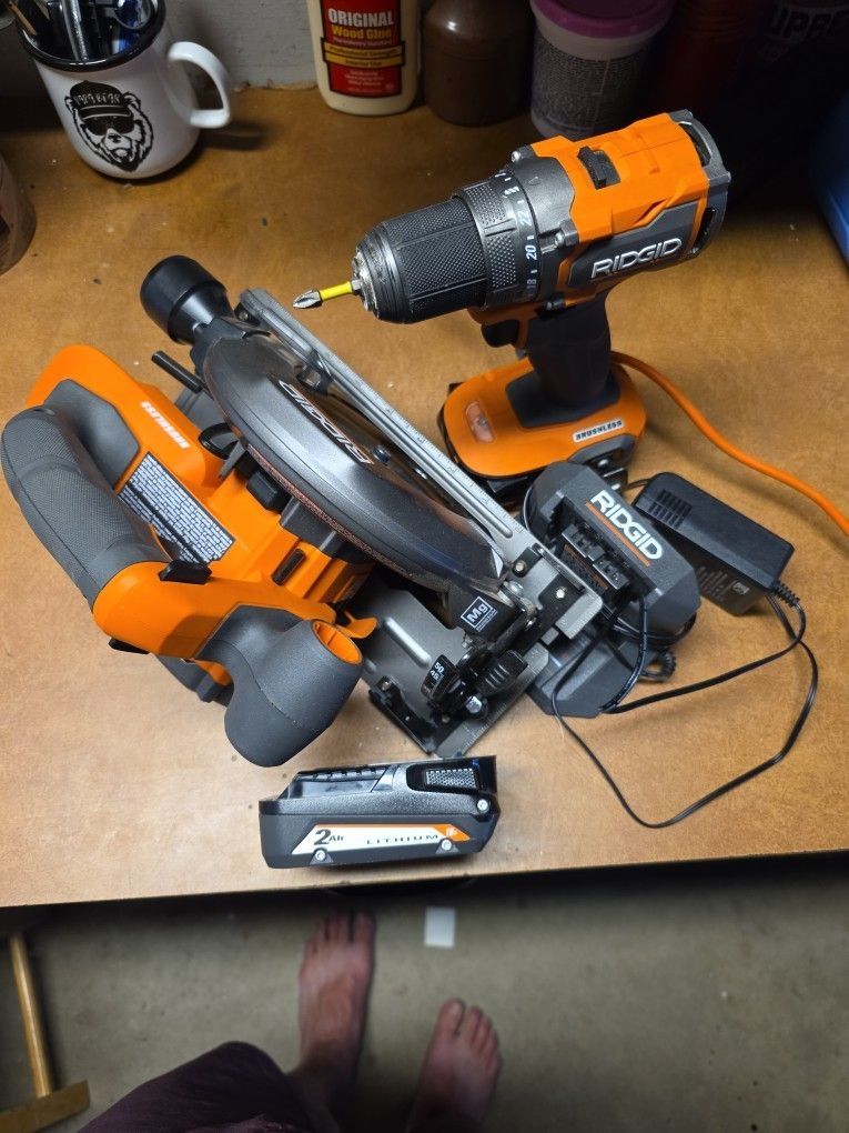 Rigid Drill And Saw Combo