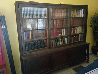 Gorgeous glass front book case