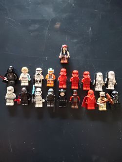 Assorted Lego mini figures 19ct also individual figs are available for purchase