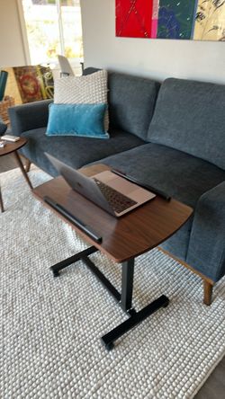 Adjustable Laptop Desk with Wheels