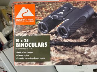 Binoculars 10 x 25 two sets brand new and also one Simmons one by 30 MM tube red dot