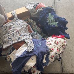 Box Of Baby Boy Clothes 