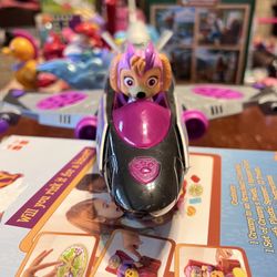 Paw Patrol Skye Mighty Movie Transforming Rescue Jet Plane Toy 