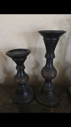 Set of candle holders